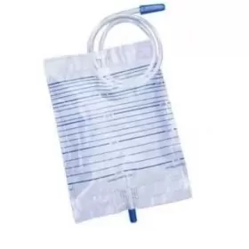 Urine bag 2000ml, nonsterile, with outlet, 1 pcs