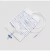 Urine bag, bottom outlet T-valve, sterile, 2 L, 1 pcs.