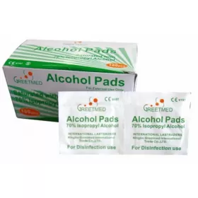 Alcohol Prep Pad 65x30mm 2ply