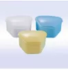 Denture box, yellow