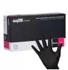 Nitrile disposable diagnostic and protective gloves, Easycare, black, 100 pcs