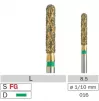 Diamond bur 881Z for zirconia and ceramic crowns cutting, for turbine handpiece, 1 pcs