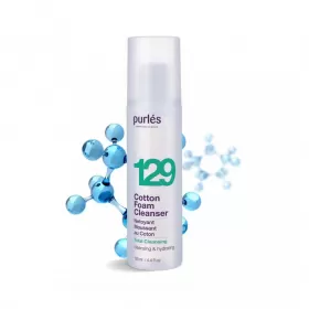 Purles 129 Cotton Foam Cleanser, 125 ml.