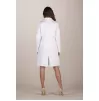 Women coat Volterra, White