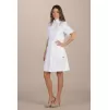 Women coat Varenna, White