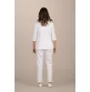 Women tight fit tunic Pigalle white