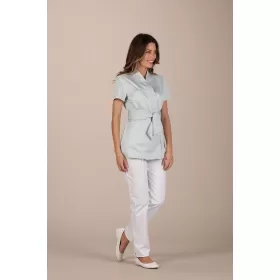 Women tight fit tunic Kazan grey