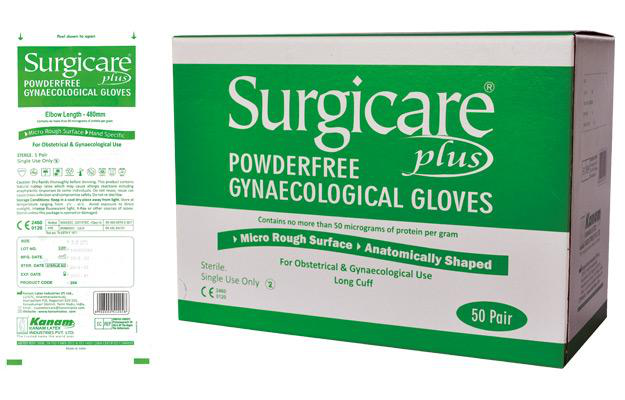 surgicare gynaecological gloves