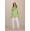 Woman tunic Nuraxi kiwi green