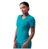 Women's Modern V-Neck Scrub Top P7002 Teal Blue