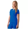 Notched V-neck Top A6002 Royal Blue