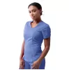 Women's Modern V-Neck Scrub Top P7002 Ceil Blue