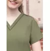 Women's Elevated V-neck Scrub Top P4212 Heather Olive