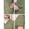 Women's Elevated V-neck Scrub Top P4212 Heather Olive