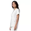 Double Pocket Snap Front Top 604 White