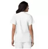 Double Pocket Snap Front Top 604 White