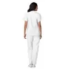 Double Pocket Snap Front Top 604 White