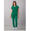 Modern V-Neck Top A6008 Hunter Green