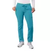 Skinny Leg Cargo Pant A6104 Teal Blue