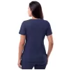 Women's Elevated V-neck Scrub Top P4212 Navy