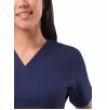 Women's Elevated V-neck Scrub Top P4212 Navy