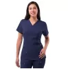 Women's Elevated V-neck Scrub Top P4212 Navy