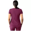 Modern V-Neck Top A6008 Wine