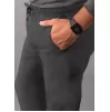 Men's Slim Leg Cargo Pant A6106 Pewter