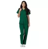 Double Pocket Snap Front Top 604 Hunter Green