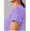 Modern V-Neck Top A6008 Lavender