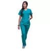 Women's Elevated V-neck Scrub Top P4212 Teal Blue