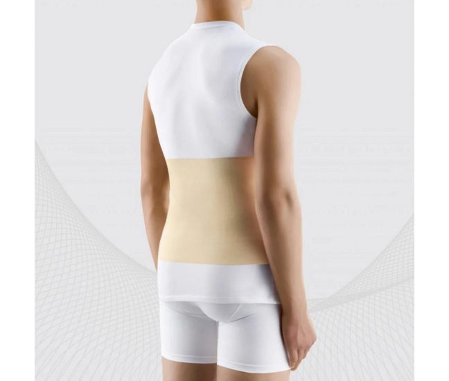 Medical elastic lumbar fixation corset from breathable and durable material  with metal inserts and straps for regulating compression, reinforced. AIR -  Tonus Elast