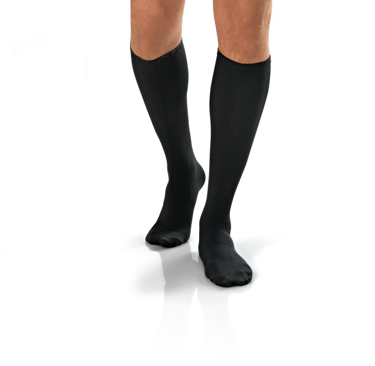 Medical compression thigh stockings without toecap, unisex. LUX