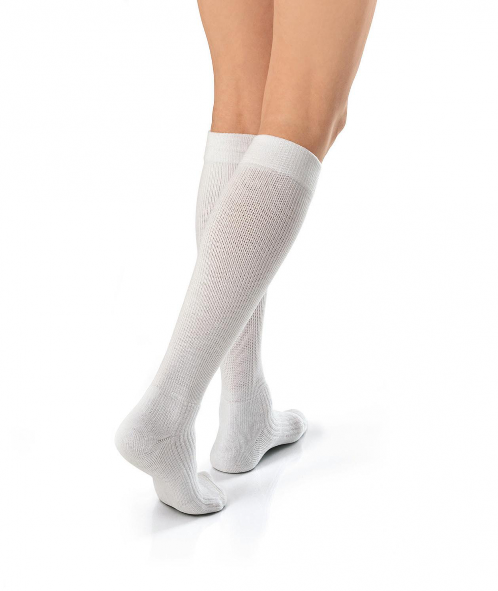 Medical compression stockings to the knees, covering the toes, II (20 ...