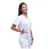 Women's Elevated V-neck Scrub Top P4212 White