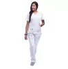 Women's Elevated V-neck Scrub Top P4212 White