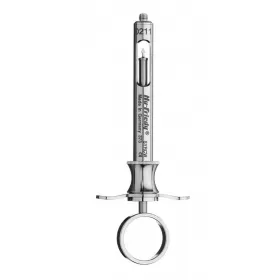 Anaesthetic aspiration syringe with wings Cook-Waite