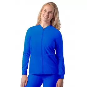 Women's Bomber Zipped Jacket A6200 Royal Blue