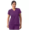 Women's Go-Basic Scrub Set A9200 Eggplant