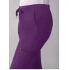 Women's Go-Basic Scrub Set A9200 Eggplant