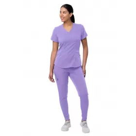 Women's Modern Athletic Jogger Scrub Set P9500 Lavender