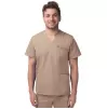 Unisex V-Neck/Drawstring Pant Scrub Set S8400 Khaki