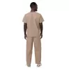 Unisex V-Neck/Drawstring Pant Scrub Set S8400 Khaki