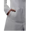 Unisex Lab Coat with Inner Pockets 803 Silver Gray