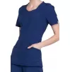 Round Neck Top CKE2624A in Navy