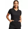 V-Neck Top WWE601 in Black