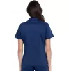 Tuckable Snap Front Polo Shirt WWE698 in Navy