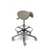 Saddle chair with wheels and footrest 1213GDent