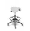 Saddle chair with wheels and footrest 1213GDent