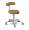 Chair with wheels and backrest 1283G